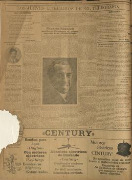 ‘Los Jueves Literarios de El Telégrafo' 5 de septiembre 1918