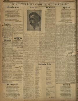 ‘Los Jueves Literarios de El Telégrafo' 16 de junio 1921
