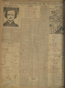 ‘Los Jueves Literarios de El Telégrafo' 18 de agosto 1921