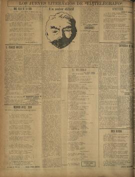 ‘Los Jueves Literarios de El Telégrafo' 7 de julio 1921