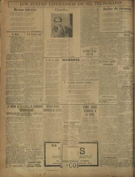 ‘Los Jueves Literarios de El Telégrafo' 2 de junio 1921