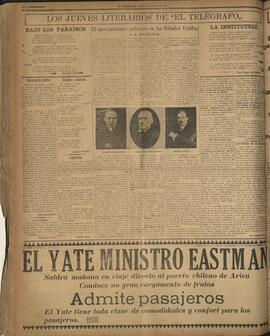 ‘Los Jueves Literarios de El Telégrafo' 24 de octubre  1918