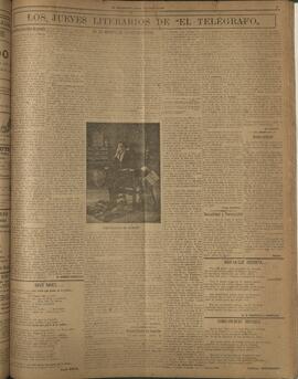 ‘Los Jueves Literarios de El Telégrafo' 6 de abril 1916
