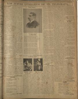 ‘Los Jueves Literarios de El Telégrafo' 16 de diciembre 1915