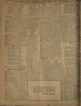 ‘Los Jueves Literarios de El Telégrafo' 23 de diciembre 1920