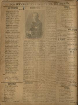 ‘Los Jueves Literarios de El Telégrafo' 15 de mayo de 1919
